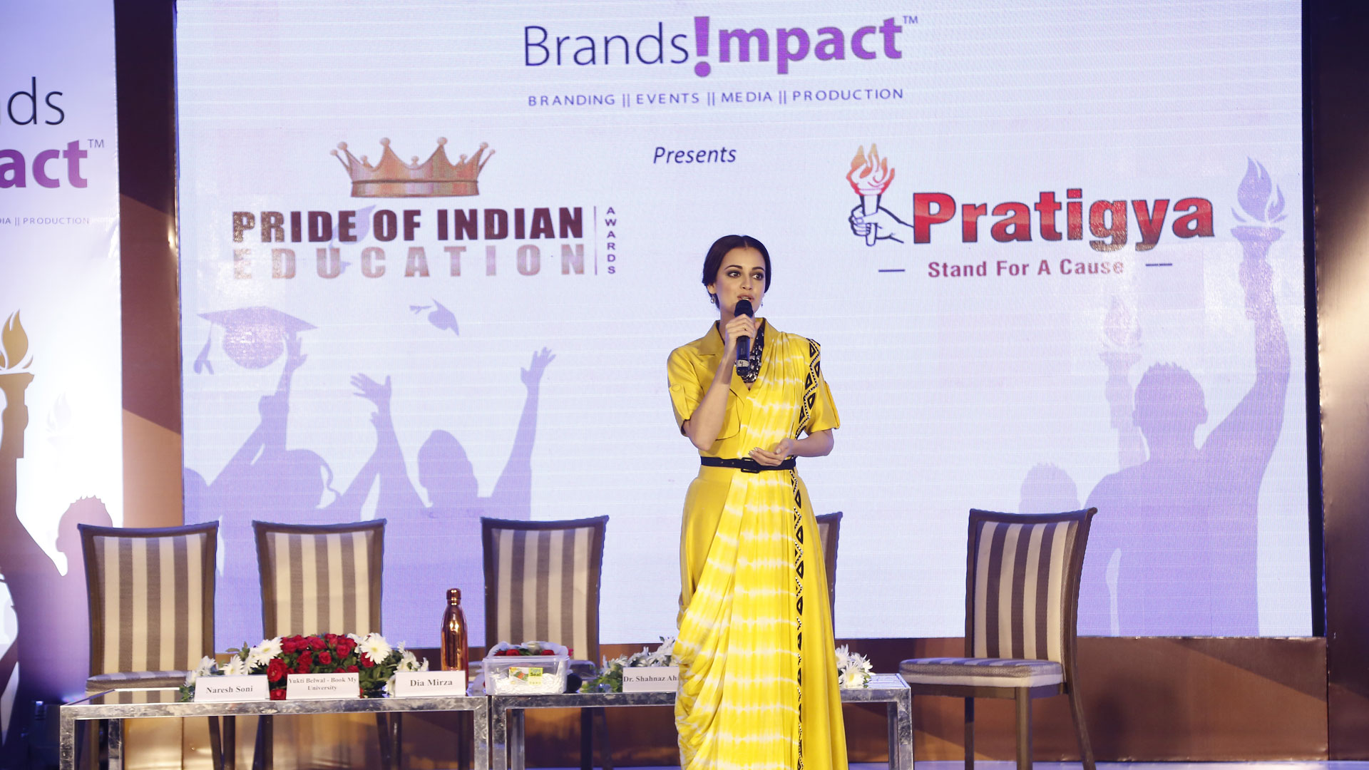 Brands Impact, Pride of Indian Education Awards, PIE, Award, Opening, D�a mirza, Pratigya, Pratigya Stand For A Cause Education Awards 2026